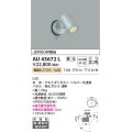 コイズミ照明　AU43672L　アウトドアスポットライト JDR50W相当 広角 調光タイプLED一体型 電球色 防雨型 シルバー