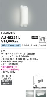 コイズミ照明　AU45224L　勝手口灯 ブラケットライト 天井直付・壁付取付 LED一体型 昼白色 防雨型 ￡