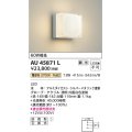コイズミ照明　AU45871L　ポーチライト 壁 ブラケットライト LED一体型 電球色 防雨型 シルバーメタリック