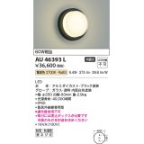 コイズミ照明　AU46393L　ポーチライト 壁 ブラケットライト LED一体型 電球色 防雨・防湿型 ブラック