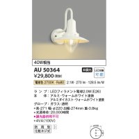 コイズミ照明　AU50364　アウトドアライト LEDランプ交換可能型 非調光 防雨型 化粧ネジ式 ホワイト
