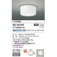 コイズミ照明　AU54105　アウトドアライト 非調光 LEDランプ 昼白色 防雨・防湿型 直付・壁付取付 ファインホワイト