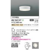 コイズミ照明 AU54137 アウトドアライト 非調光 LED一体型 電球色 防雨・防湿型 直付・壁付取付 ファインホワイト