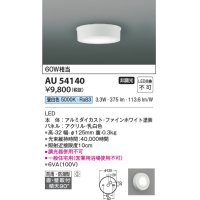 コイズミ照明 AU54140 アウトドアライト 非調光 LED一体型 昼白色 防雨・防湿型 直付・壁付取付 ファインホワイト