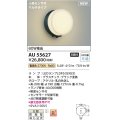 コイズミ照明 AU55627 アウトドアライト ポーチ灯 非調光 電球色 人感センサ付 防雨型 ブラック