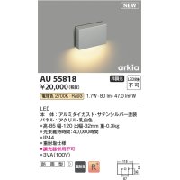 コイズミ照明 AU55818 アウトドアライト 門灯 非調光 電球色 防雨型 サテンシルバー