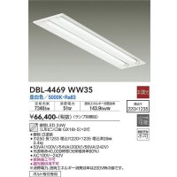 大光電機(DAIKO)　DBL-4469WW35(ランプ別梱)　ベースライト 直管LED 非調光 昼白色 埋込タイプ 埋込穴□220×1235