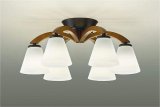 大光電機(DAIKO) DCH-41881 Y シャンデリア 非調光 LED 電球色 ランプ付 木製