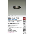大光電機(DAIKO)　DDL-3760WBE　ダウンライト 埋込穴φ100 非調光 ランプ付 昼白色 M形 バッフルタイプ 黒