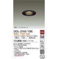 大光電機(DAIKO)　DDL-3760YBE　ダウンライト 埋込穴φ100 非調光 ランプ付 電球色 M形 バッフルタイプ 黒