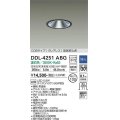 大光電機(DAIKO)　DDL-4251ABG　ダウンライト 埋込穴φ100 調光(調光器別売) 温白色 COBタイプ グレアレス 高気密SB形 黒