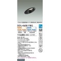 大光電機(DAIKO)　DDL-4688FBG　ダウンライト 埋込穴φ100 楽調(調光器別売) 電球色 昼白色 プルレス 色温度切替タイプ 高気密SB形 傾斜天井用 黒