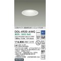 大光電機(DAIKO)　DDL-4920AWG　高天井用ダウンライト LED内蔵 調光(調光器別売) 温白色 COBタイプ 高気密SB形 リニューアル用 防雨形 埋込穴φ125 ホワイト