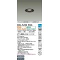 大光電機(DAIKO)　DDL-5282FBG　ダウンライト 埋込穴φ75 楽調(調光器別売) 電球色 温白色 プルレス 色温度切替タイプ 高気密SB形 黒