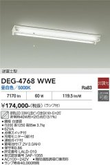 大光電機(DAIKO) DEG-4768WWE 防災照明 誘導灯 非調光 ランプ付 昼白色 直管形LED ホワイト