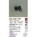 大光電機(DAIKO) DOL-4587 YBE アウトドアライト スポットライト 非調光 LED 電球色 防雨形 ブラック ￡