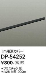 大光電機(DAIKO)　DP-54252　照明部材 ダクトレールカバー ブラック