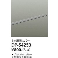 大光電機(DAIKO)　DP-54253　照明部材 ダクトレールカバー グレー