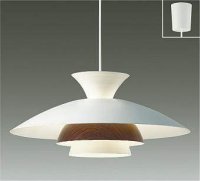 大光電機(DAIKO) DPN-40521 YE ペンダント 非調光 LED 電球色 ランプ付 フランジタイプ ホワイト