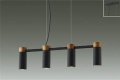 大光電機(DAIKO) DPN-41986 YG ペンダント 調光(調光器別売) LED 電球色 ランプ付 フランジタイプ ブラック