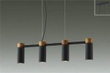 大光電機(DAIKO) DPN-41986 YG ペンダント 調光(調光器別売) LED 電球色 ランプ付 フランジタイプ ブラック
