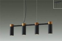 大光電機(DAIKO) DPN-41986 YG ペンダント 調光(調光器別売) LED 電球色 ランプ付 フランジタイプ ブラック