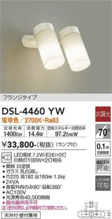 照明器具 大光電機(DAIKO)　DSL-4460YW　スポットライト LED 非調光タイプ フランジタイプ (ランプ付き) 電球色