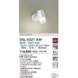 大光電機(DAIKO)　DSL-5321AW　スポットライト フランジタイプ LED内蔵 温白色 非調光 ホワイト 天井付・壁付兼用