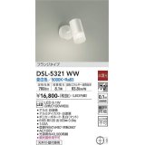 大光電機(DAIKO)　DSL-5321WW　スポットライト フランジタイプ LED内蔵 昼白色 非調光 ホワイト 天井付・壁付兼用