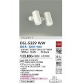 大光電機(DAIKO)　DSL-5329WW　スポットライト フランジタイプ LED内蔵 昼白色 非調光 ホワイト 天井付・壁付兼用