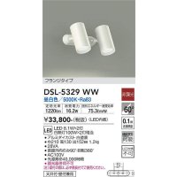 大光電機(DAIKO)　DSL-5329WW　スポットライト フランジタイプ LED内蔵 昼白色 非調光 ホワイト 天井付・壁付兼用