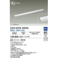 大光電機(DAIKO) DSY-4393WWG 間接照明 LED 電源内蔵 調光(調光器別売) 昼白色 まくちゃん L=1200mm ホワイト