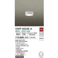 大光電機(DAIKO)　DWP-40248A　アウトドア 軒下シーリング LED内蔵 非調光 温白色 防雨形 拡散パネル付