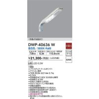 大光電機(DAIKO)　DWP-40636W　アウトドアライト 防犯灯 LED内蔵 非調光 昼白色 防雨形