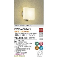 大光電機(DAIKO)　DWP-40874Y　アウトドアライト ポーチ灯 LED内蔵 非調光 電球色 点灯照度調節機能付 防雨形 マルチタイプ シルバー