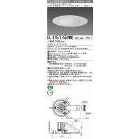三菱　EL-D15/5(550WM) AHTZ　LEDダウンライト リニューアル対応 白色コーン遮光15度 白色 φ200 電源ユニット内蔵 受注生産品 [§]