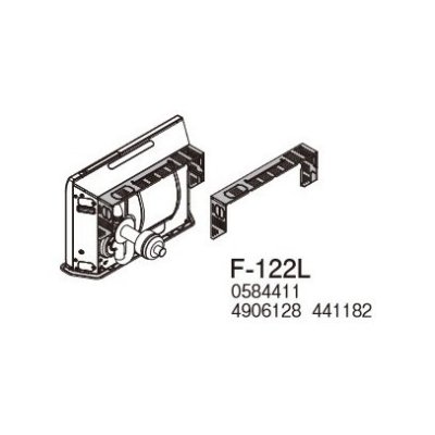 画像1: コロナ 石油暖房機部材　F-122L　アグレシオ専用別売部材 背面カバーＬ [■【本体同時購入のみ】]