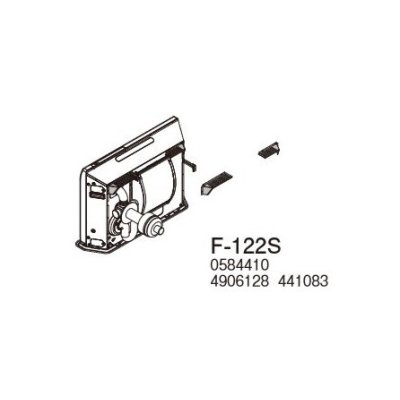 画像1: コロナ 石油暖房機部材　F-122S　アグレシオ専用別売部材 背面カバーＳ [■【本体同時購入のみ】]