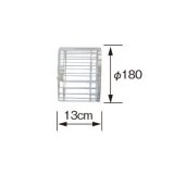 コロナ 石油暖房機部材　F-63S　給排気筒用保護ガード 薄形給排気筒専用 [■【本体同時購入のみ】]