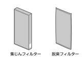 空気清浄機交換フィルター パナソニック　F-ZXHS35　空気清浄機フィルターセット [♭■]