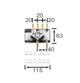 長府/サンポット 石油暖房機 関連部材　FHH-2V2　調整弁ヘッダー[♪▲]