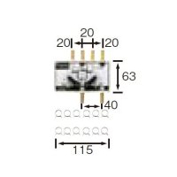 長府/サンポット 石油暖房機 関連部材　FHH-2V2　調整弁ヘッダー[♪▲]