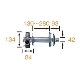 長府/サンポット 石油暖房機 関連部材　FWT-6W-1　薄型給排気筒（W）[♪▲]