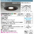 東芝ライテック　LEDD87044L(K)-LS　アウトドア 軒下用ダウンライト LED一体形 電球色 高気密SB形・浅形 埋込穴φ125 ブラック 電源ユニット内蔵