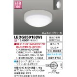 東芝ライテック　LEDG85918(W)　アウトドア 軒下シーリングライト LEDユニットフラット形 天井・壁面兼用 ホワイト ランプ別売