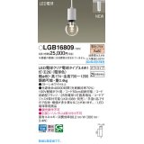 パナソニック LGB16809 ペンダント LED(電球色) 配線ダクト取付型 ダクトタイプ LED電球交換型 ストーンホワイト