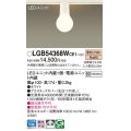 パナソニック　LGB54368WCE1　シーリングライト 配線ダクト取付型 LED(電球色) 拡散 白熱電球60形1灯器具相当 ホワイト