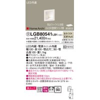 パナソニック　LGB80541LB1　ブラケット LED(温白色) ウォッシャライト 美ルック・拡散タイプ 調光タイプ(ライコン別売)