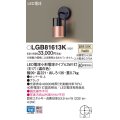 パナソニック LGB81613K ブラケット LED(温白色) 壁直付型 LED電球交換型 ブラック