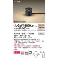 パナソニック LGW45830LE1 ガーデンライト 据置取付型 LED(電球色) 美ルック 下方配光・拡散・スパイク付 防雨型